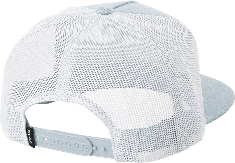 rvca قبعة شاحنة دنيم للرجال من RVCA، زرقاء مغسولة، مقاس واحد - Image 2